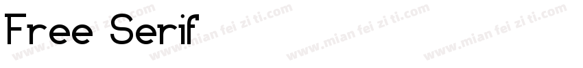 Free Serif字体转换